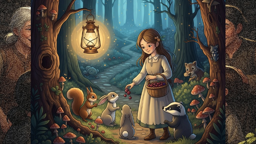 The Luminous Lantern and the Whispering Woods